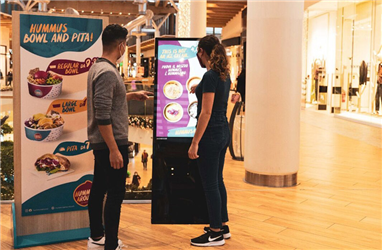 某商場(chǎng)43寸立式液晶廣告機(jī)